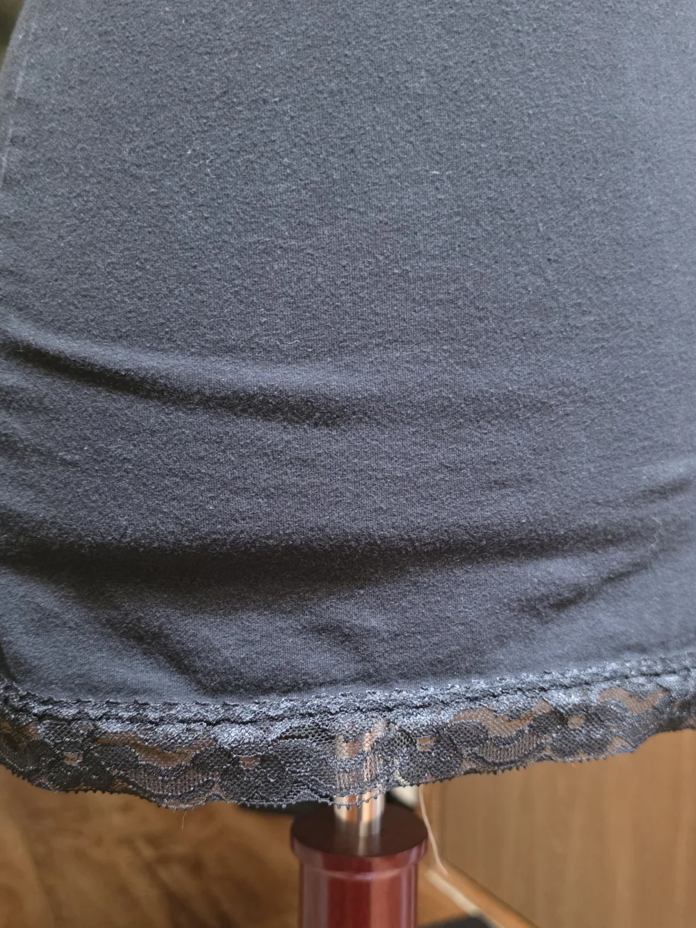No Boundaries Y2K Black Lace Trim Cami Tank Top